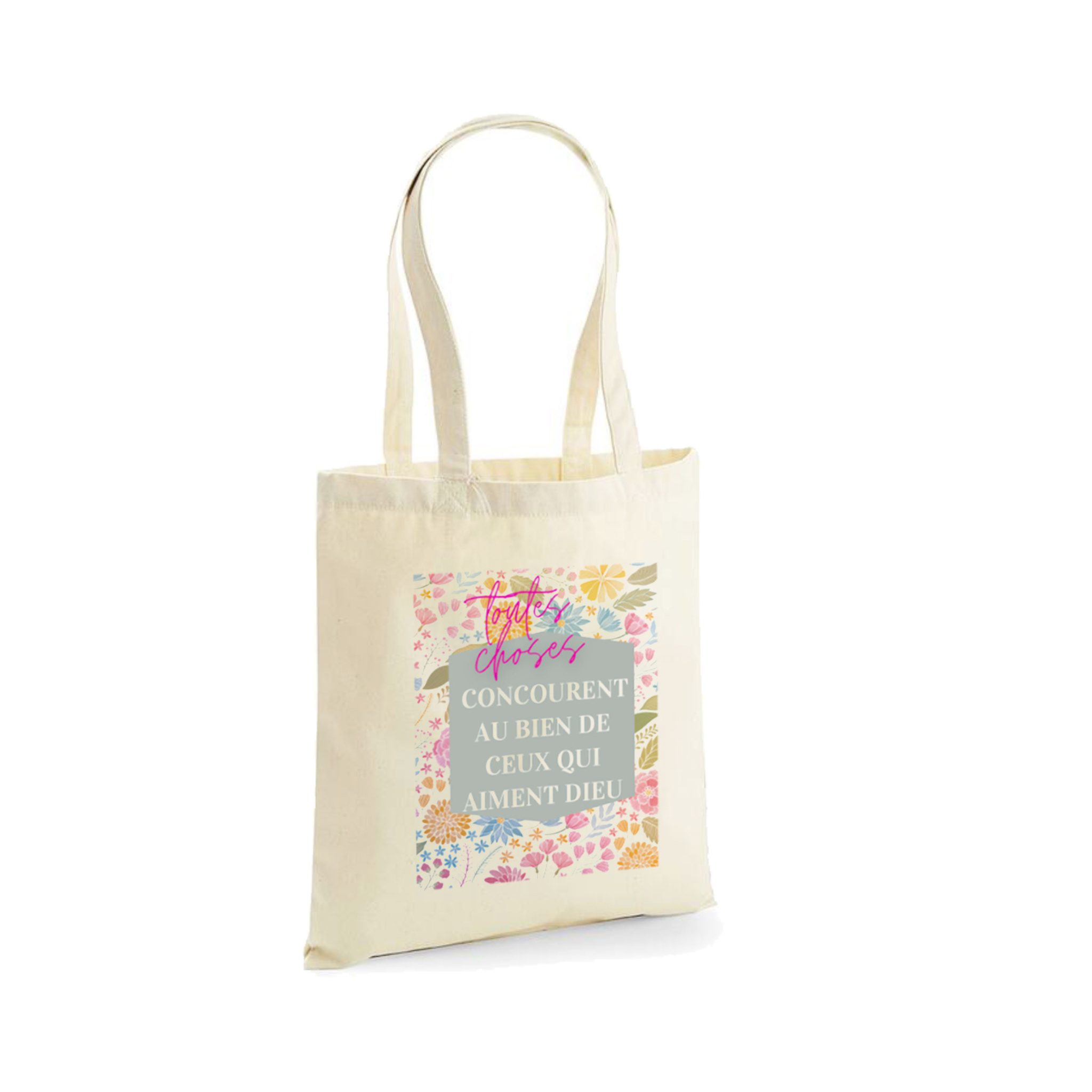Tote Bag, Romains 8:28