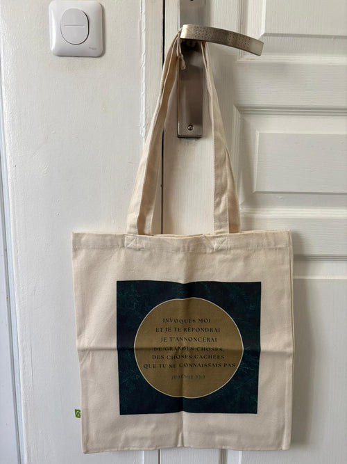 Tote Bag, Jérémie 33:3