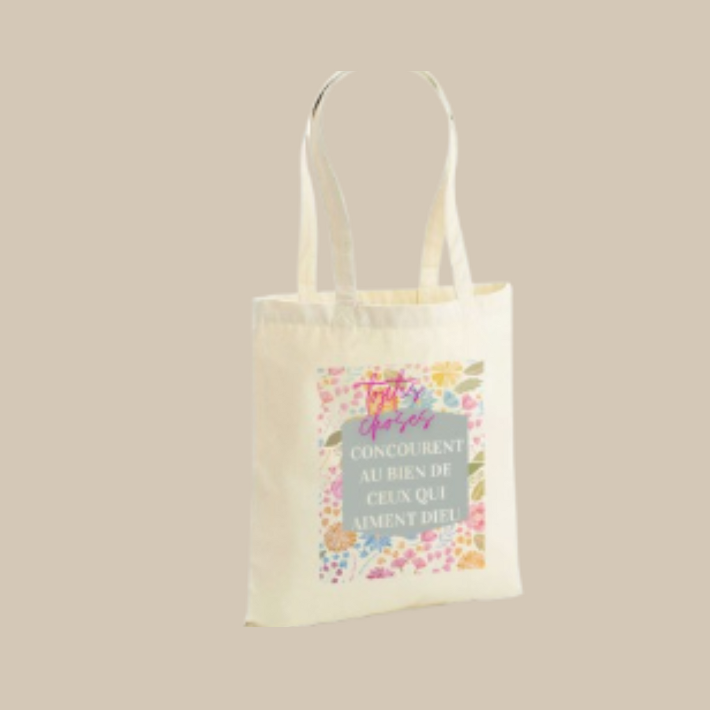 Tote Bag, Romains 8:28