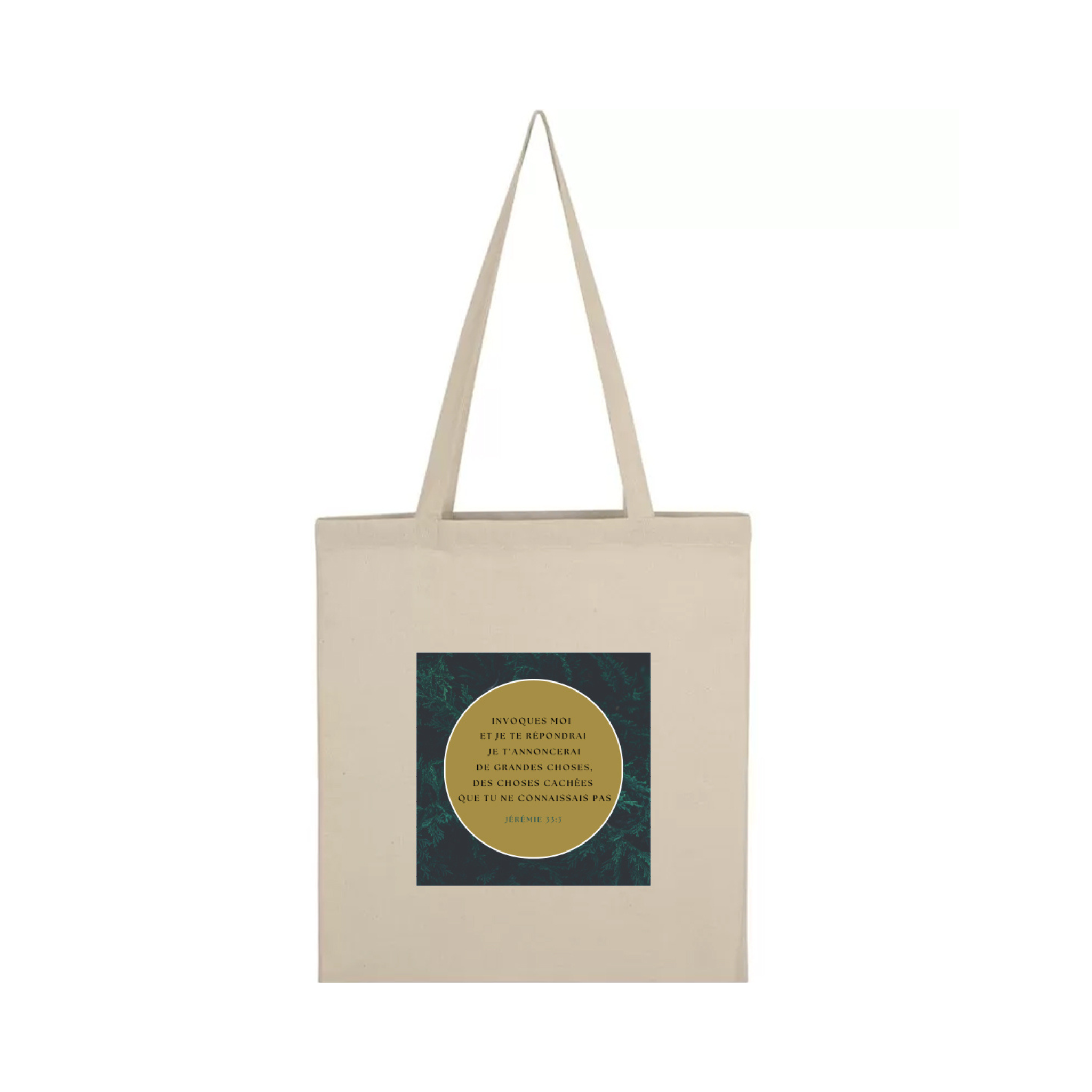 Tote Bag, Jérémie 33:3